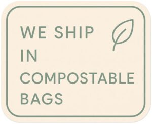 100% compostable and biodegradable
